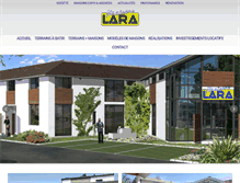Tablet Screenshot of maisons-lara.com